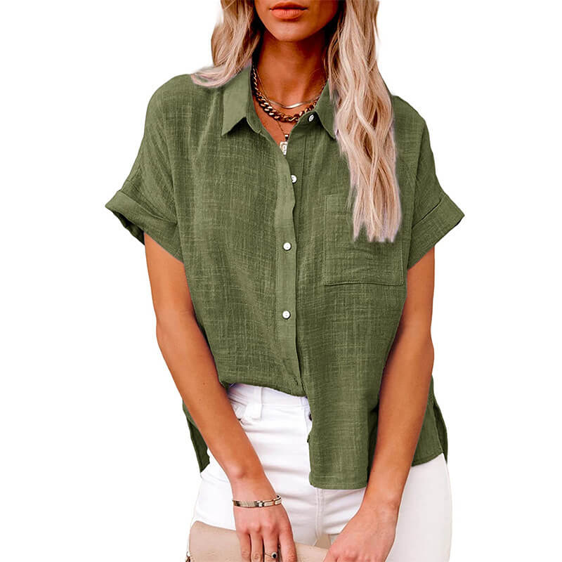 Miraqua - Blusa con botones