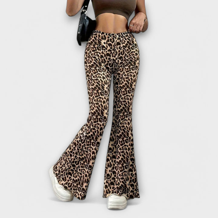 Pantalones Bootcut Leopardo