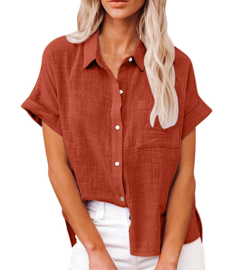 Miraqua - Blusa con botones