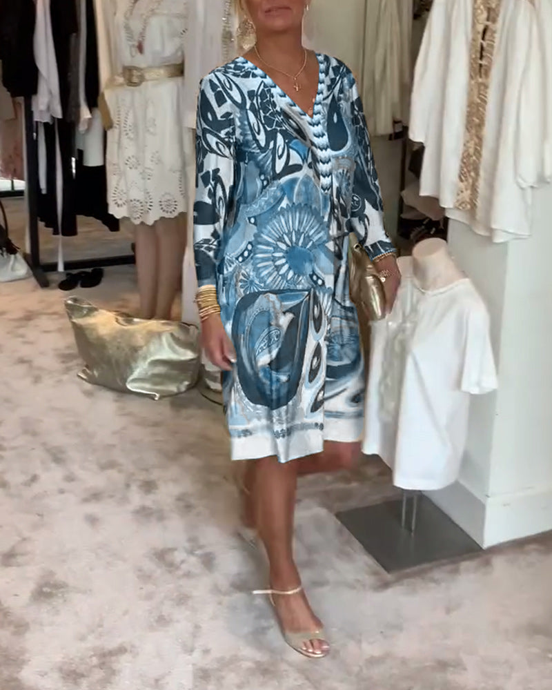 Marta – Vestido boho estampado solar