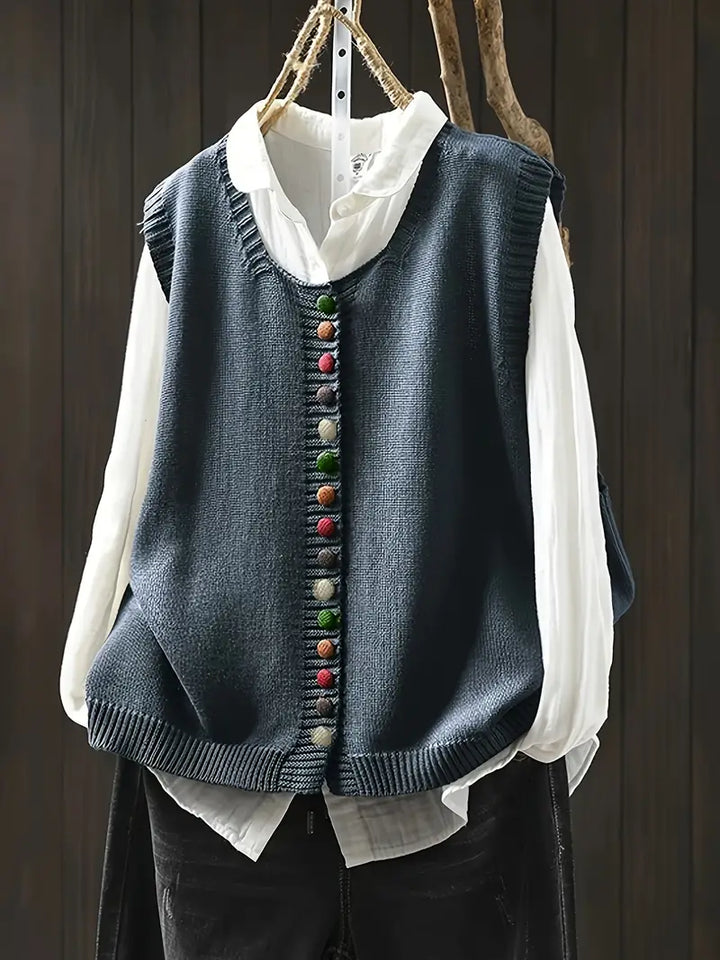 Gaelle | Chaleco Casual Elegante de Punto