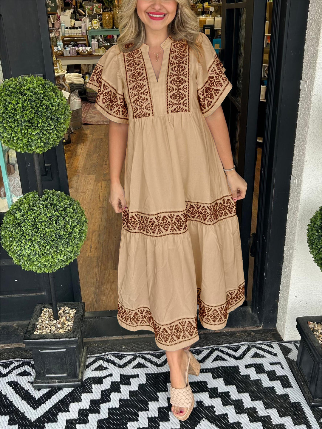 Anna – Vestido boho elegante