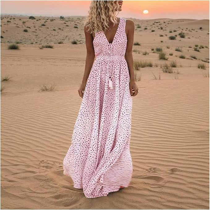 Gaia – Vestido boho maxi