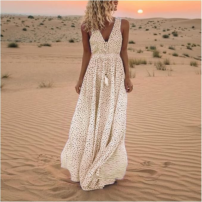 Gaia – Vestido boho maxi