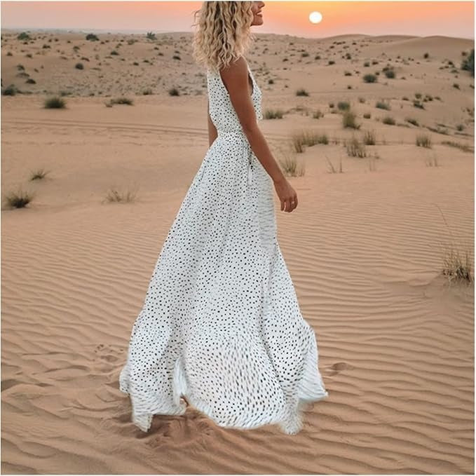 Gaia – Vestido boho maxi