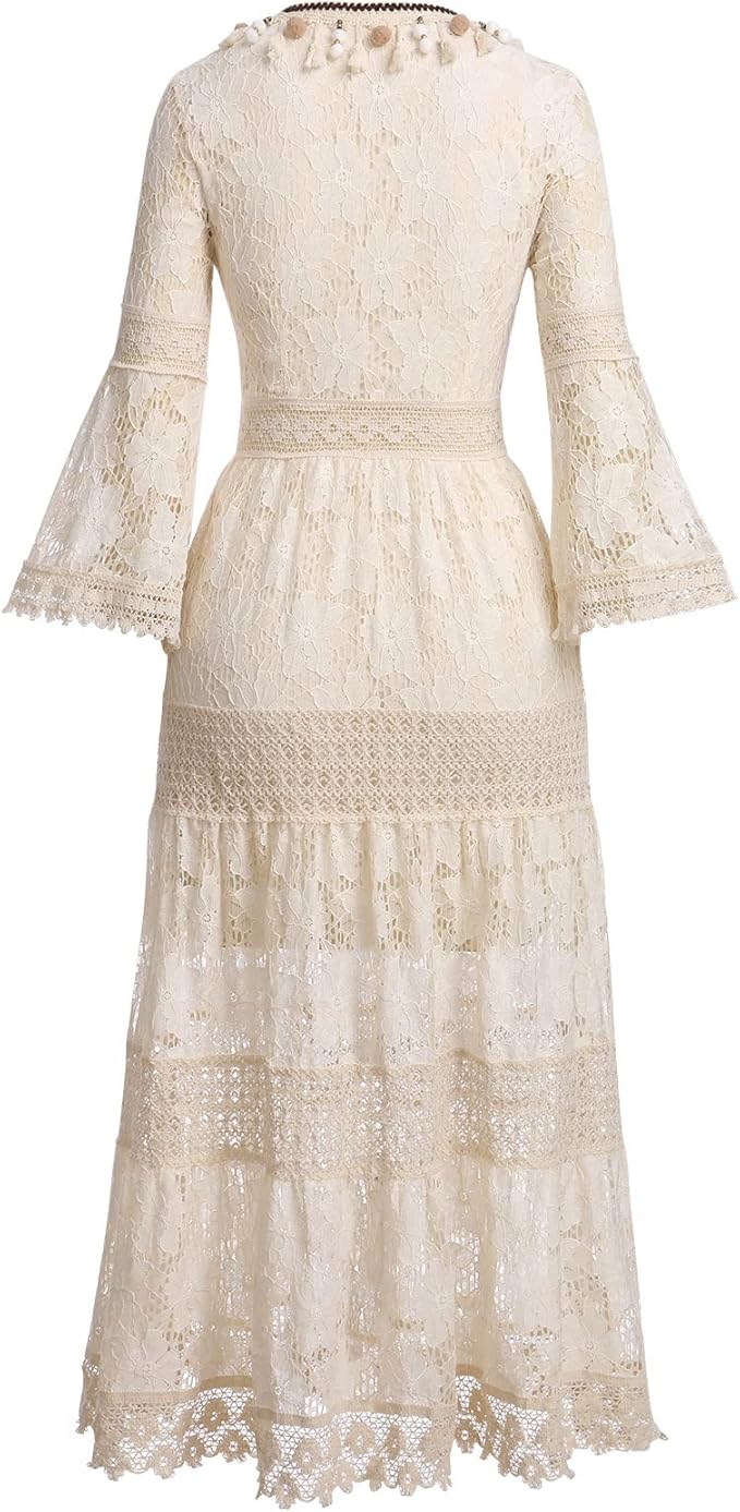 Amelia – Vestido boho de encaje