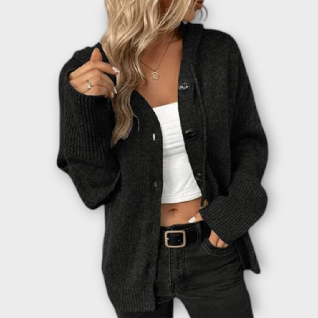 Brittan - Cardigan de Punto con Botones