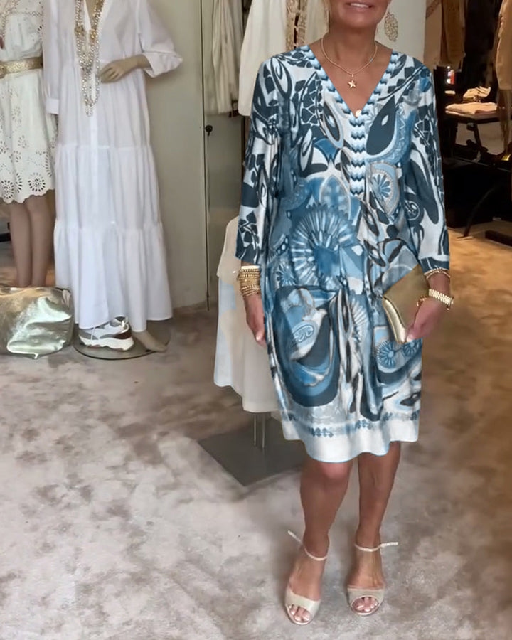 Marta – Vestido boho estampado solar
