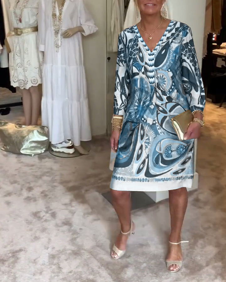 Marta – Vestido boho estampado solar