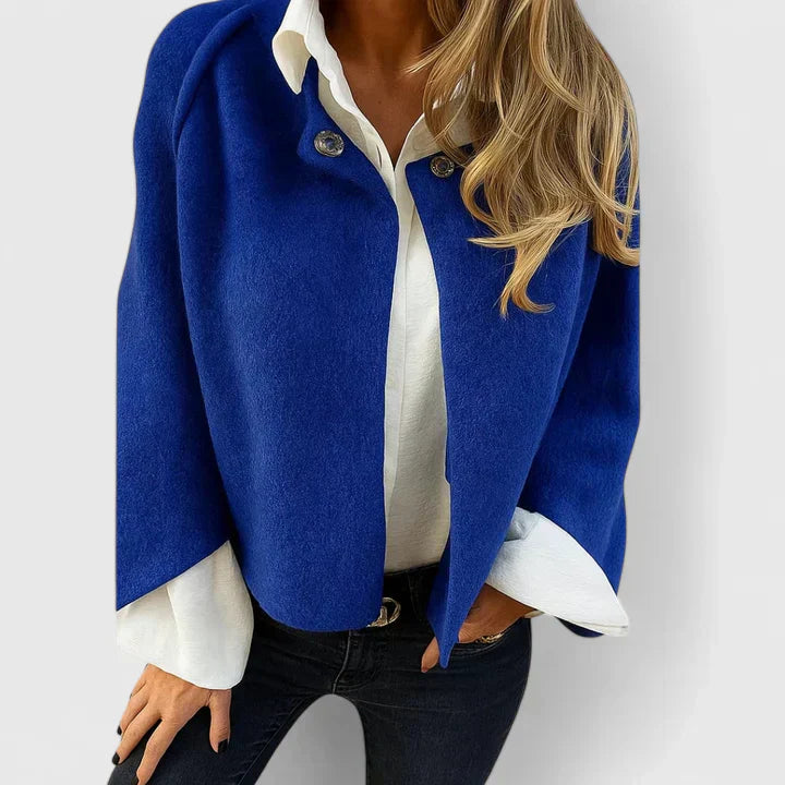Chiara – Chaqueta corta elegante con botón a presión