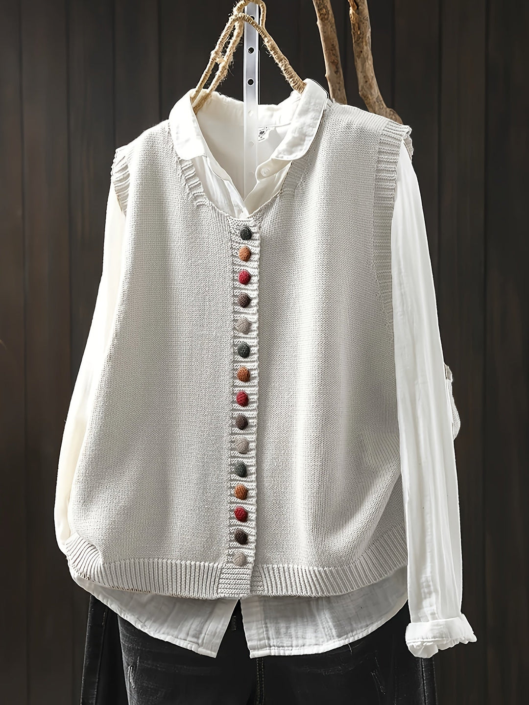Gaelle | Chaleco Casual Elegante de Punto