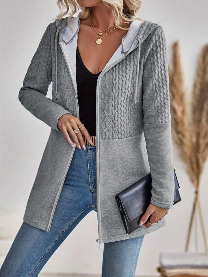 Vespara – Sudadera de Mujer con Cremallera y Capucha Elegante