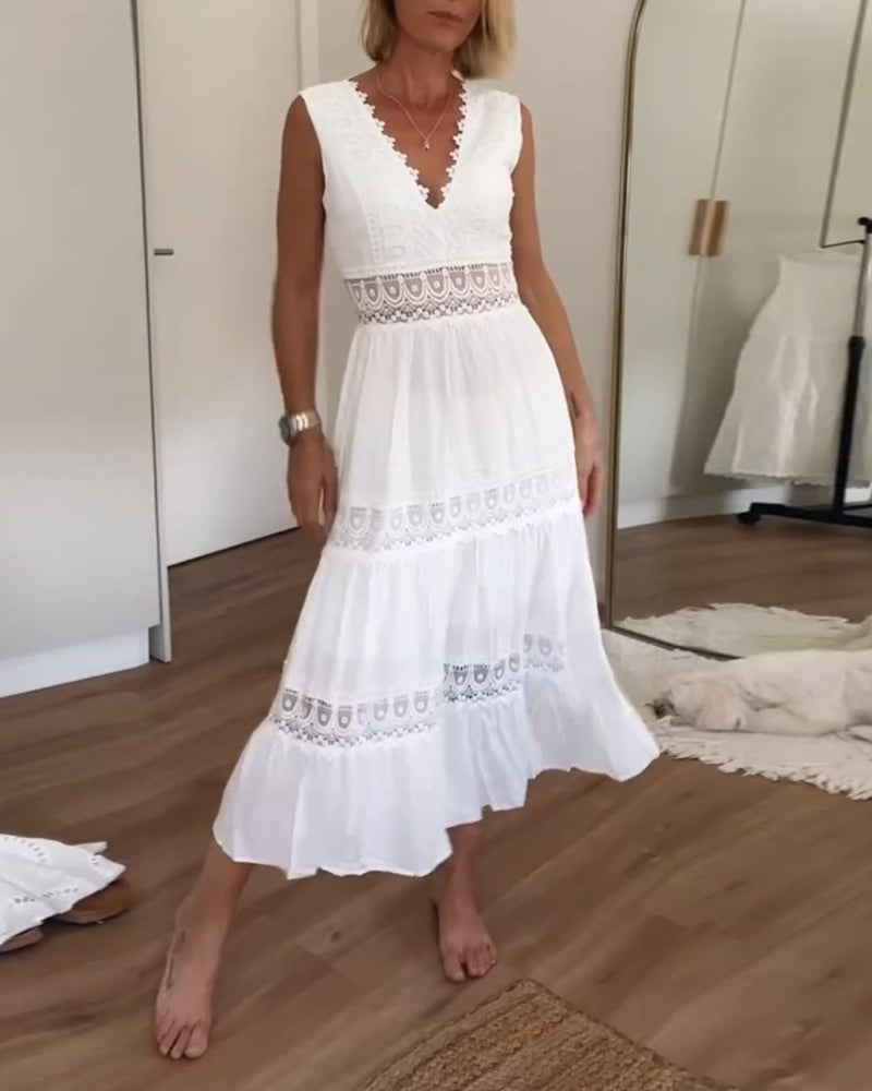 Circe – Vestido boho con escote en V