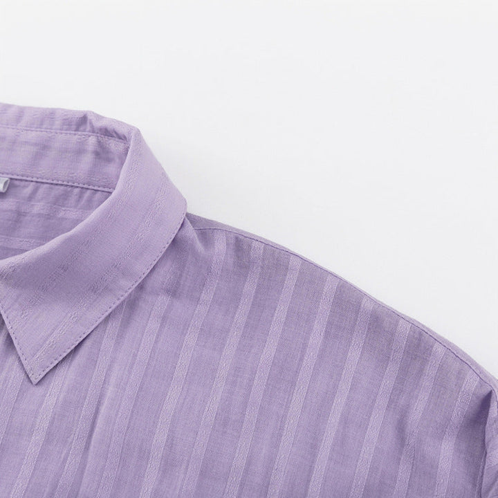 Yselia - Conjunto de dos piezas fluido con camisa y pantalones cortos