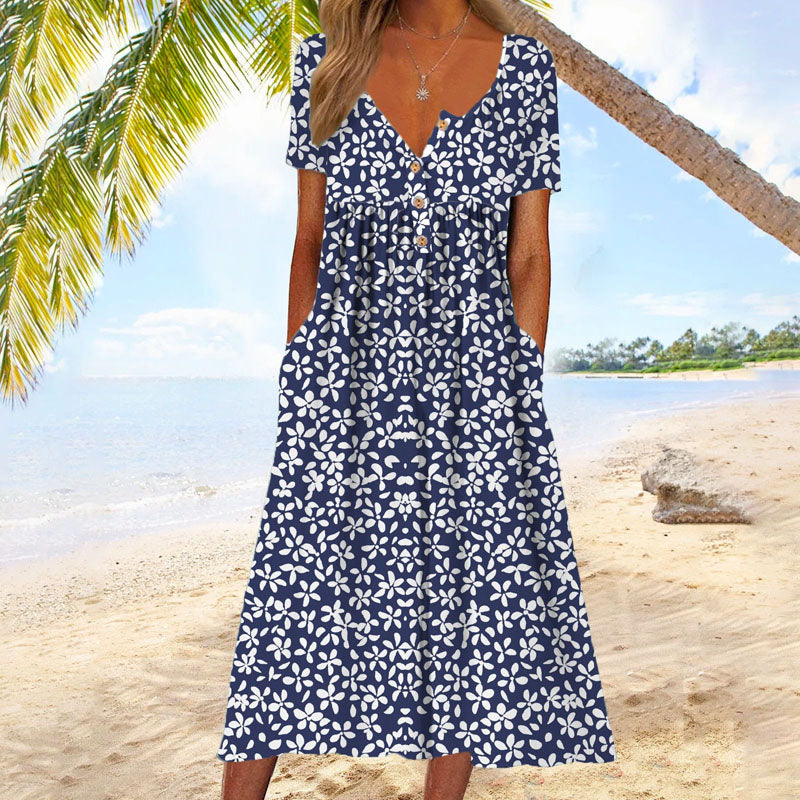Isabella – Vestido boho floral ligero
