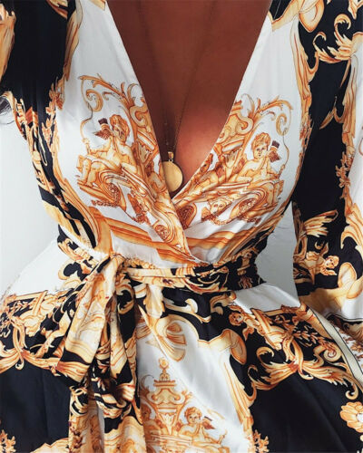 Fabiola – Vestido boho estampado