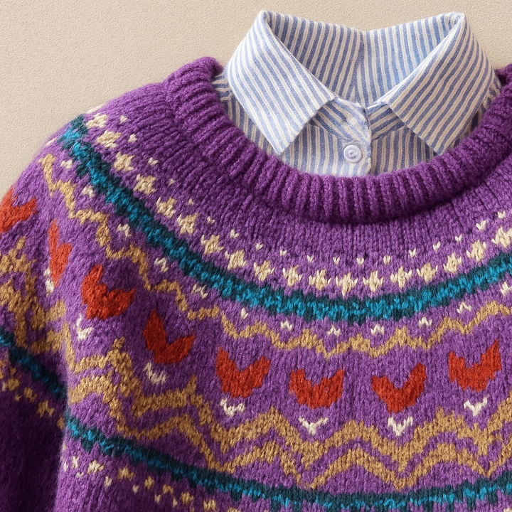 Elsa™ | Suéter Nórdico Heritage de Tacto Suave