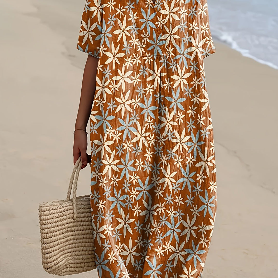 Maristella™ | Vestido de Lino Mediterráneo