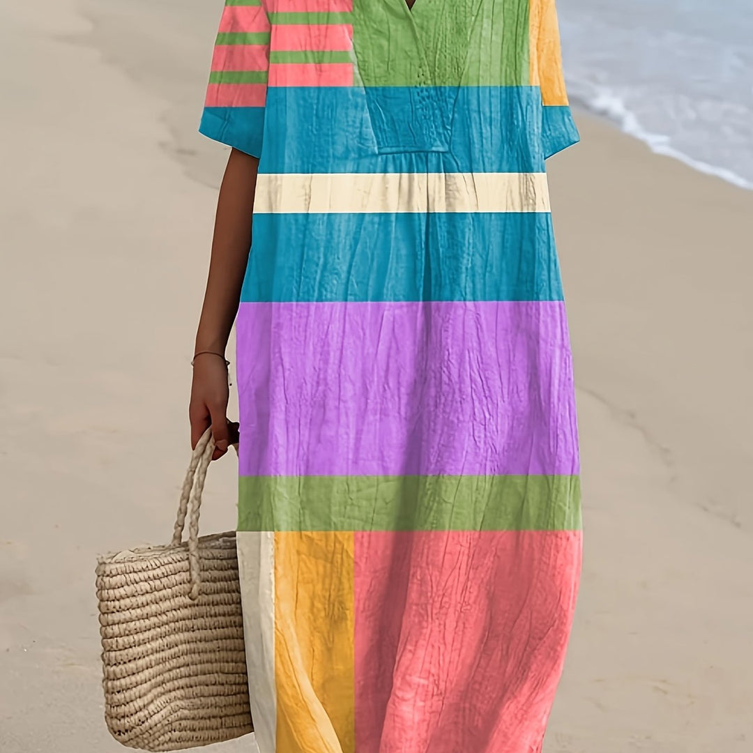 Giulietta™ | Vestido de Lino Mediterráneo