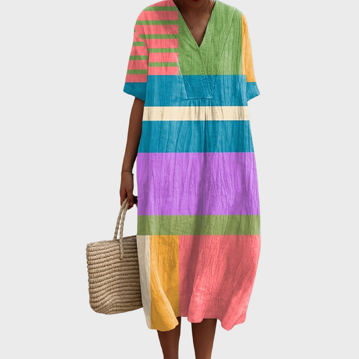 Giulietta™ | Vestido de Lino Mediterráneo