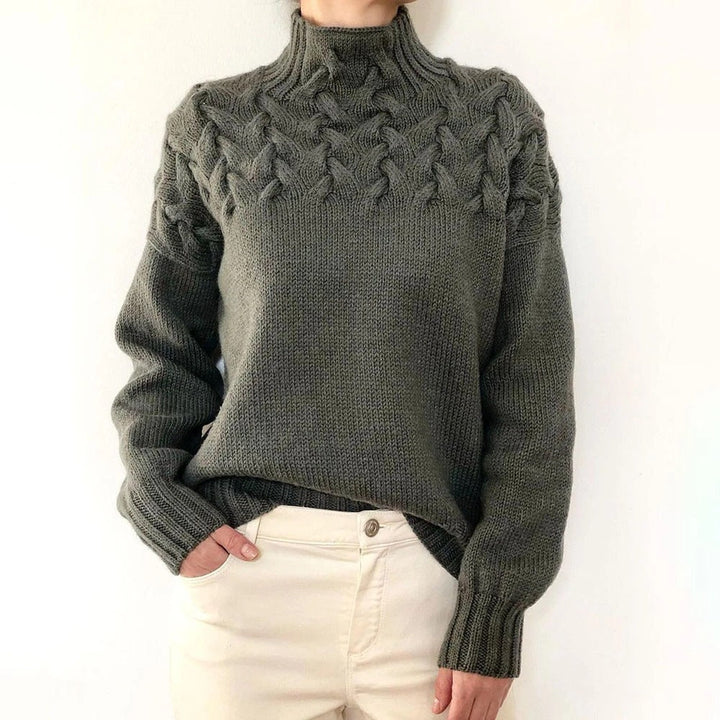 Loretta | Suéter de Cuello Alto Suave y Acogedor