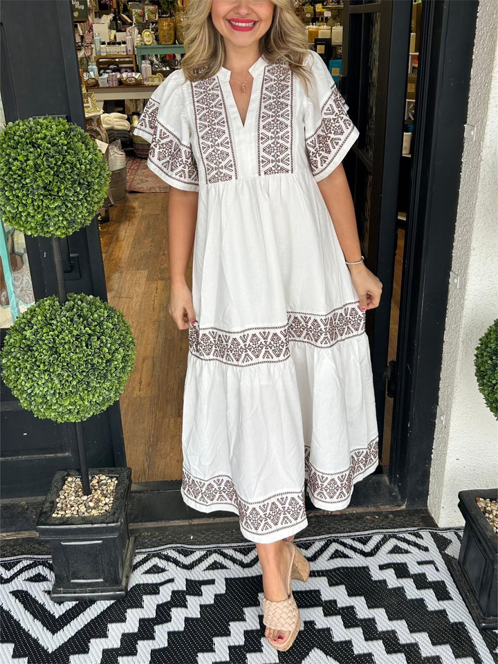 Anna – Vestido boho elegante