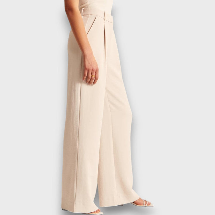 Alva – Pantalones largos de cintura alta