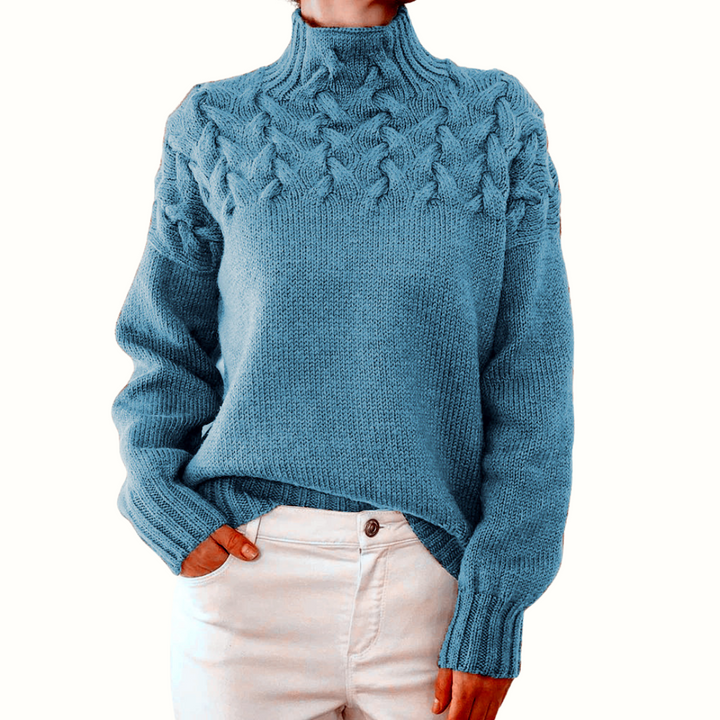Loretta | Suéter de Cuello Alto Suave y Acogedor