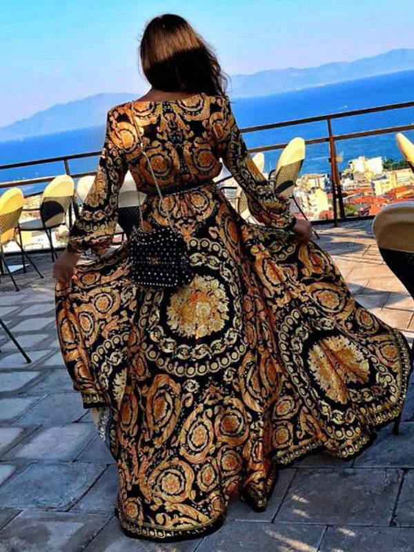 Fabiola – Vestido boho estampado