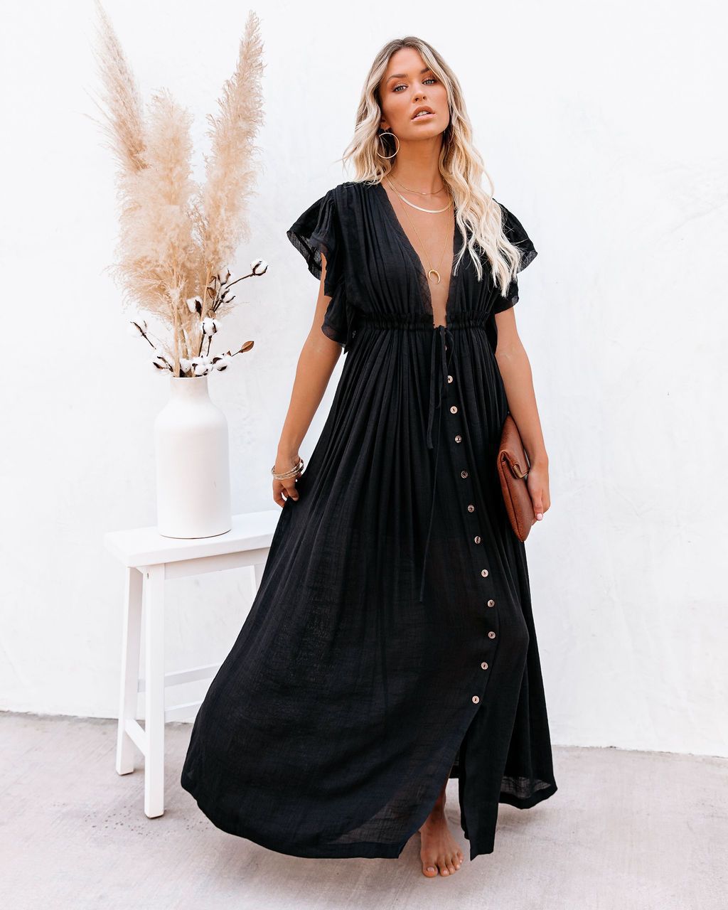 Corinna – Vestido boho maxi ligero
