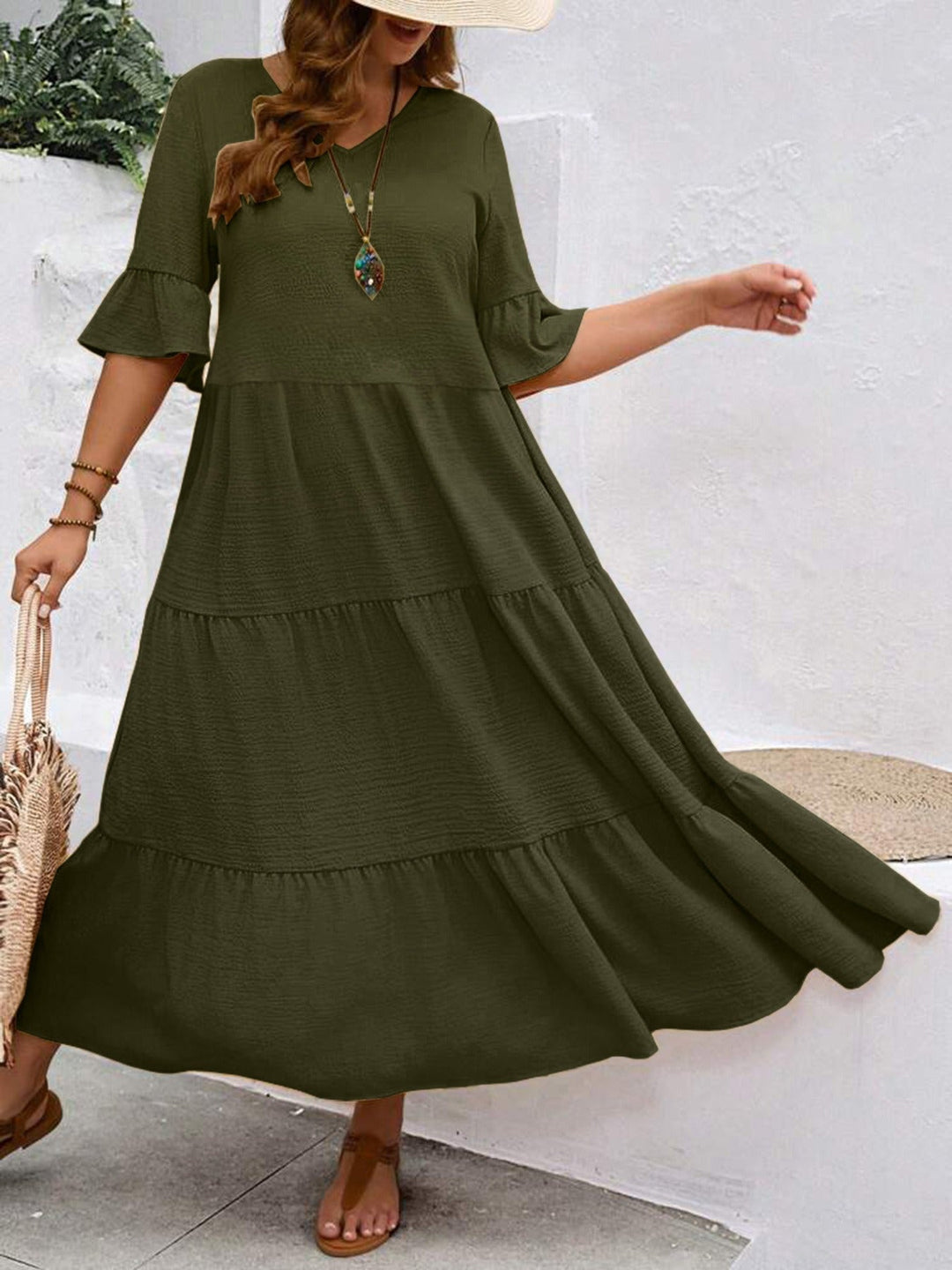 Avelina – Vestido boho fluido elegante