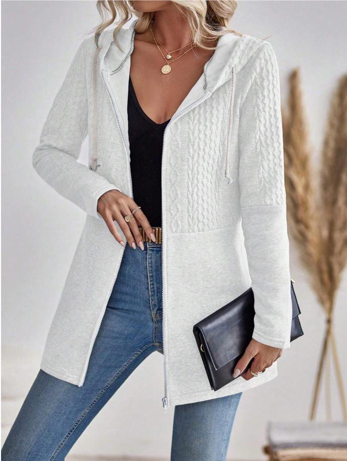 Vespara – Sudadera de Mujer con Cremallera y Capucha Elegante