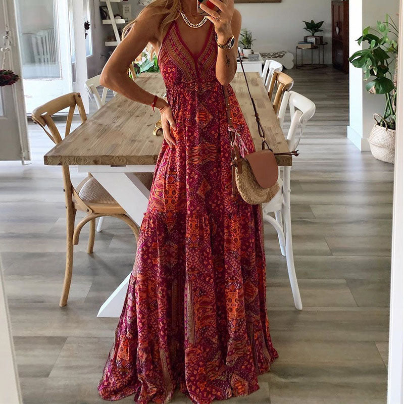 Giulia – Vestido boho maxi