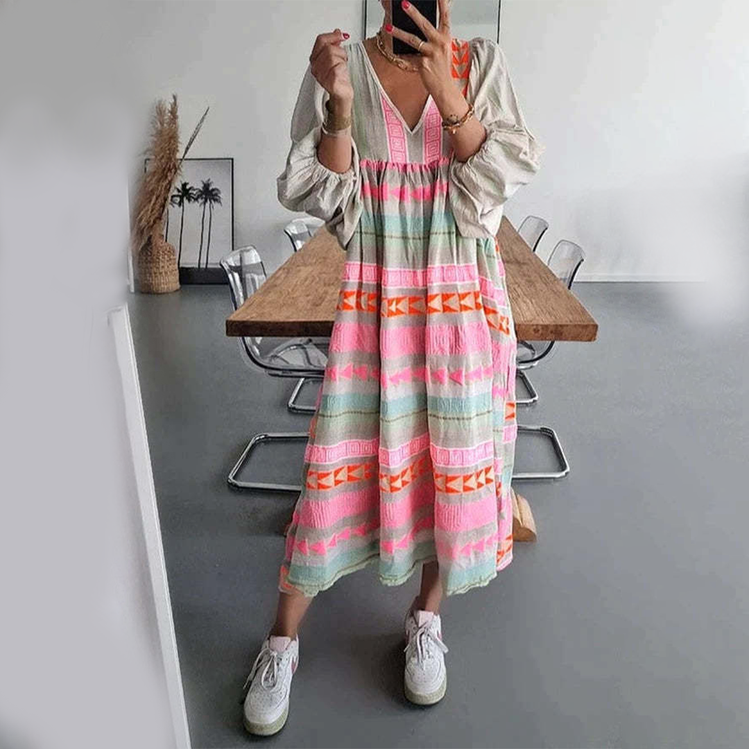 Jessica – Vestido boho cómodo