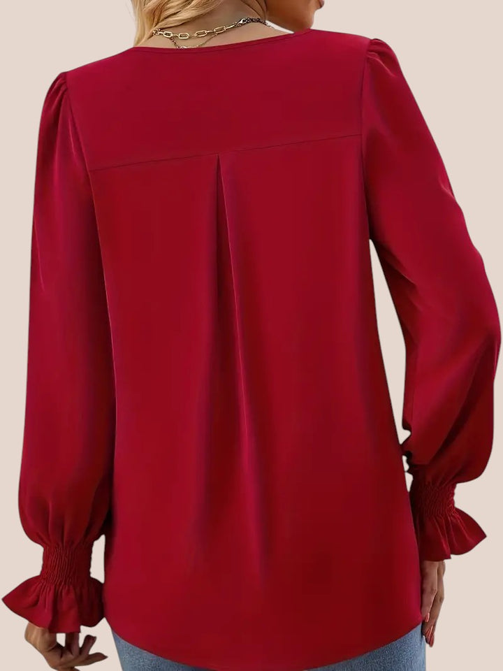 Mira | Blusa Elegante con Escote en V