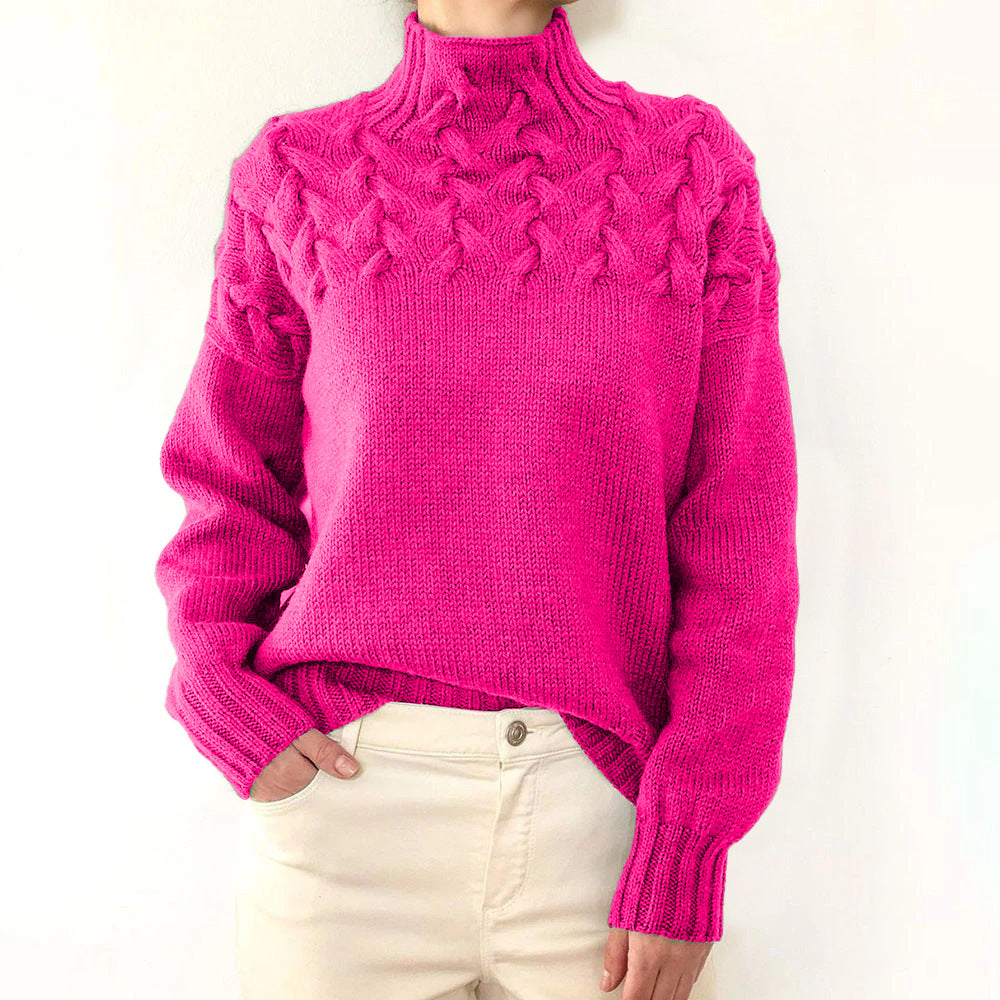 Loretta | Suéter de Cuello Alto Suave y Acogedor