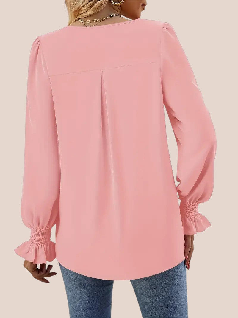 Mira | Blusa Elegante con Escote en V
