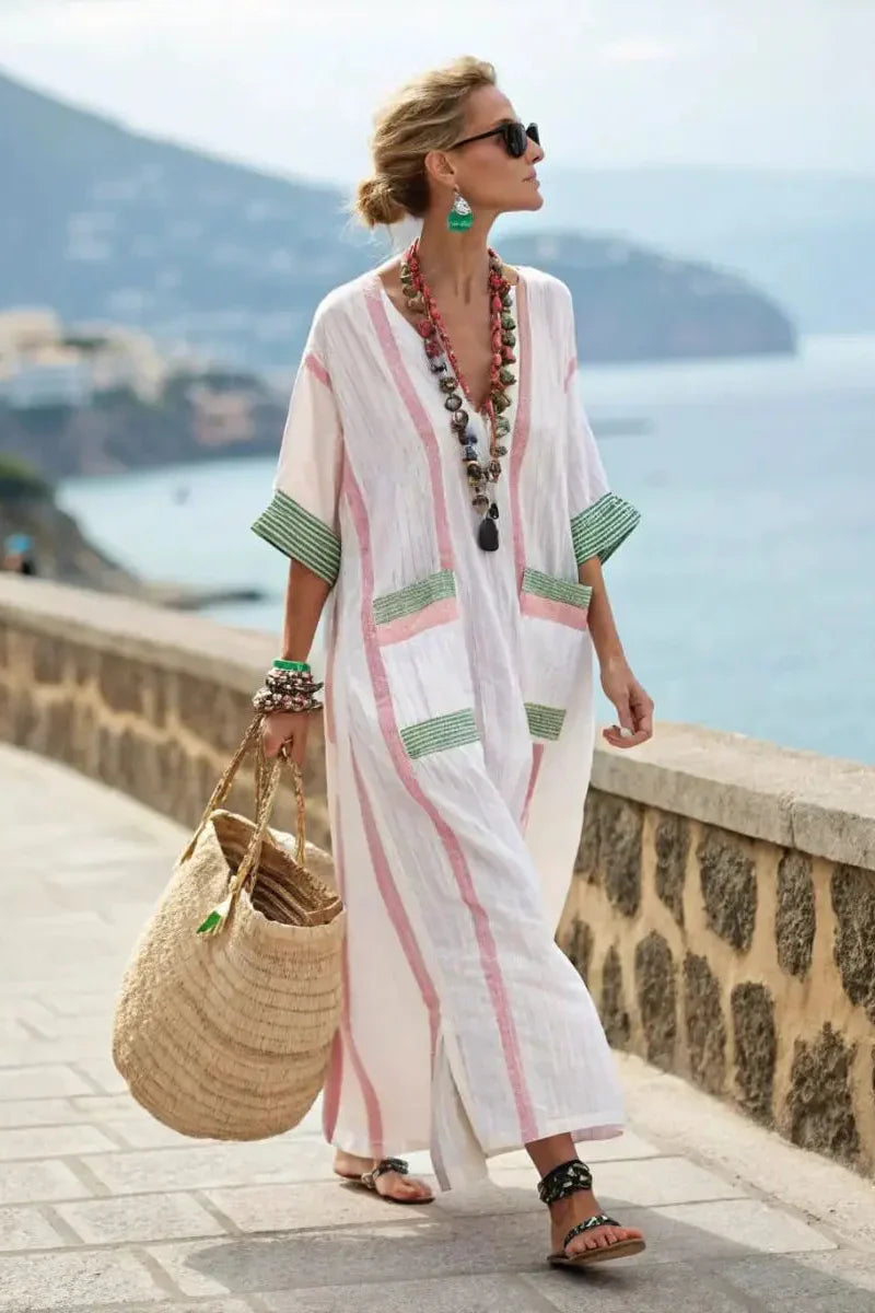 Allegra – Vestido boho maxi de verano