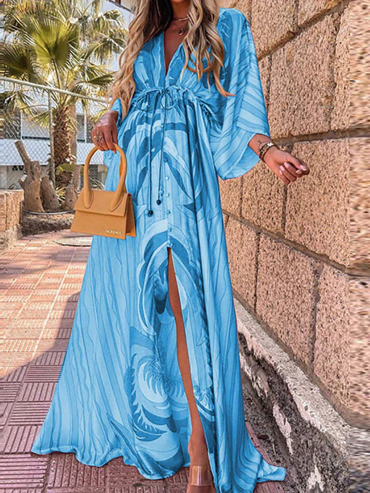 Daria – Vestido boho caftano