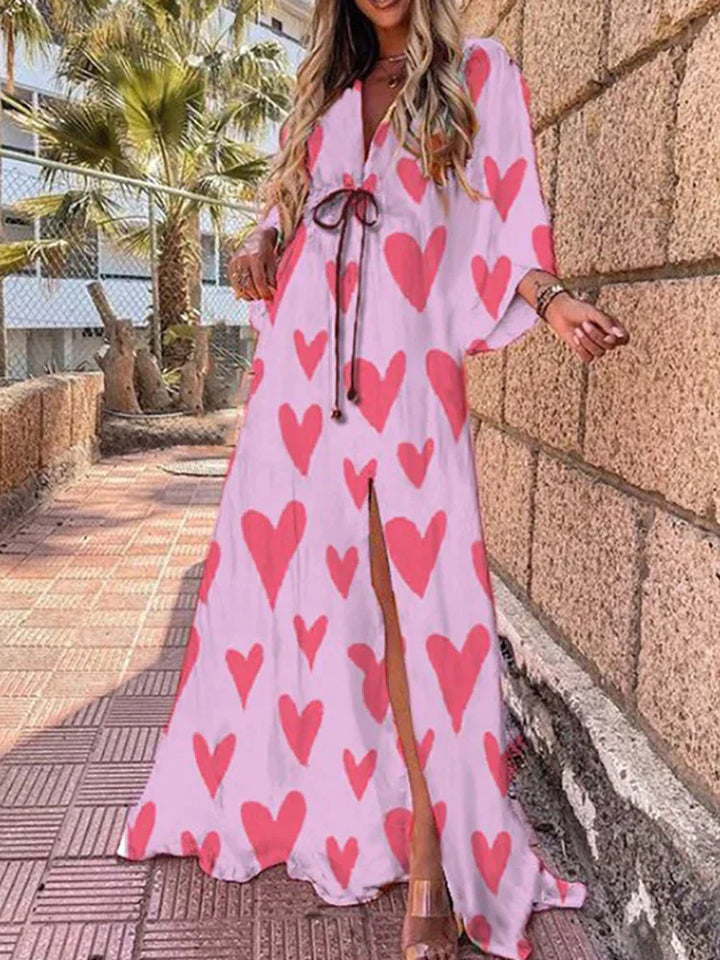 Daria – Vestido boho caftano