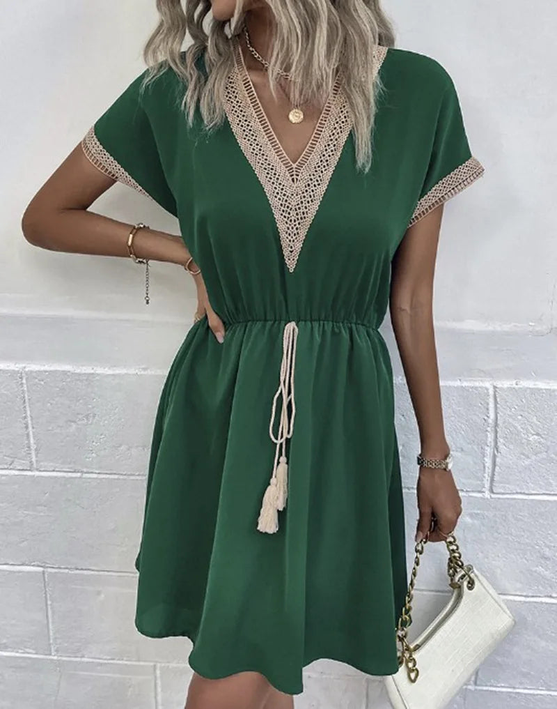 Sabina – Vestido boho elegante