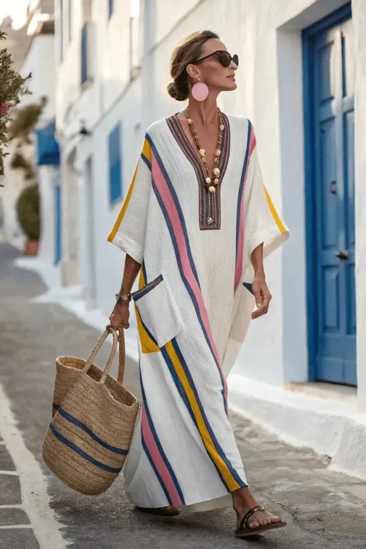 Allegra – Vestido boho maxi de verano