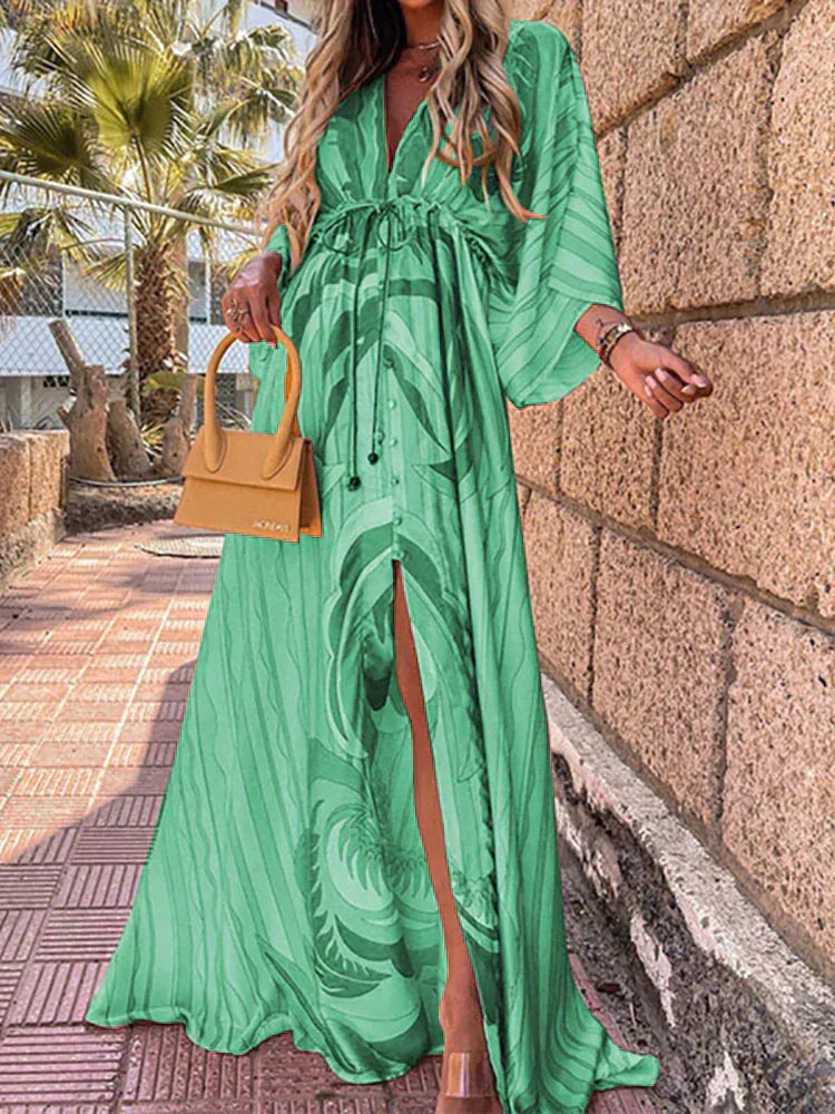 Daria – Vestido boho caftano
