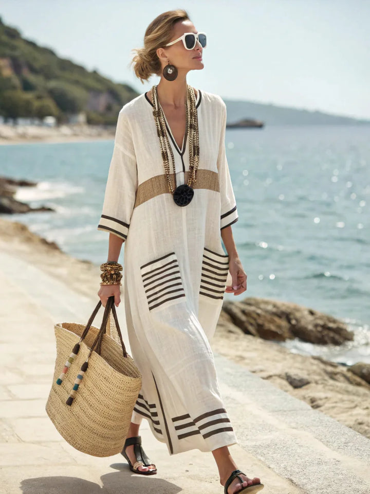 Allegra – Vestido boho maxi de verano