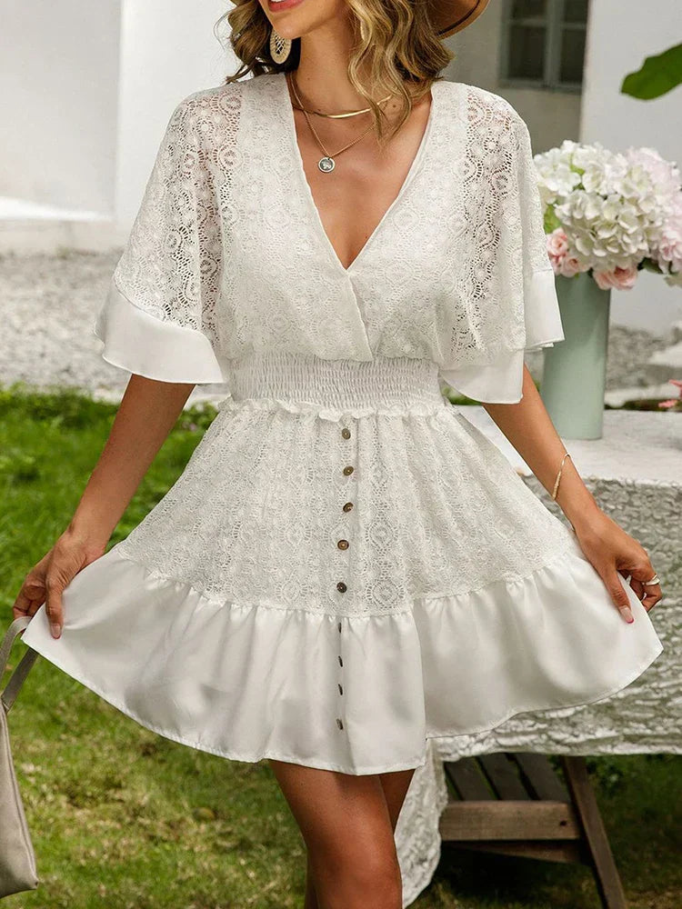 Carla – Vestido boho de encaje