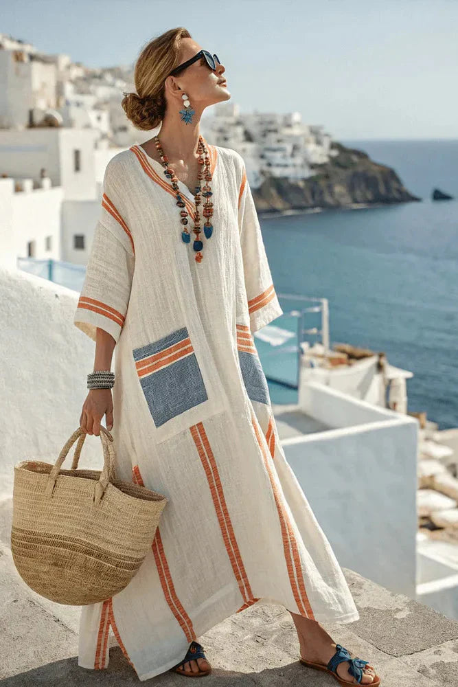Allegra – Vestido boho maxi de verano