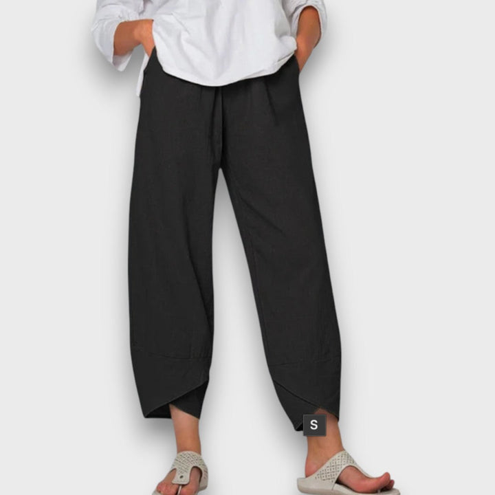 Neve – Pantalones de verano ligeros con dobladillo moderno