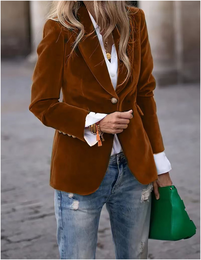 Alessia – Blazer elegante con un botón