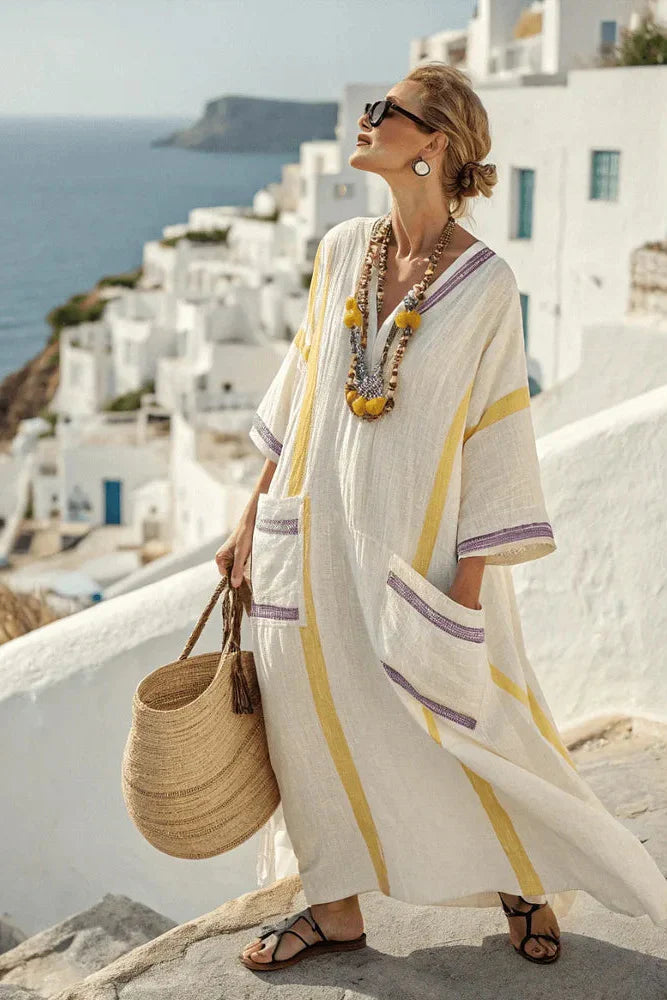 Allegra – Vestido boho maxi de verano
