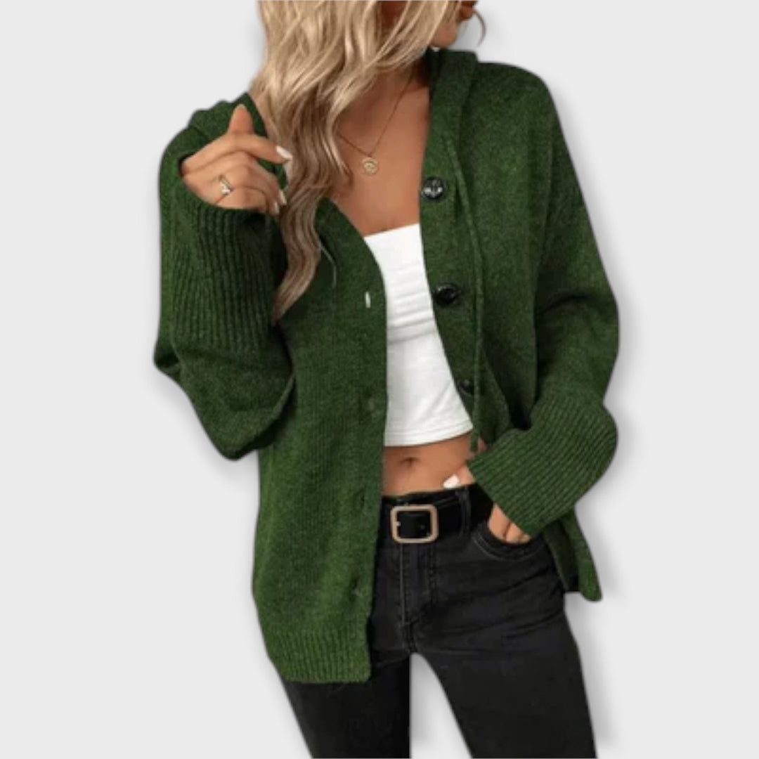 Brittan - Cardigan de Punto con Botones